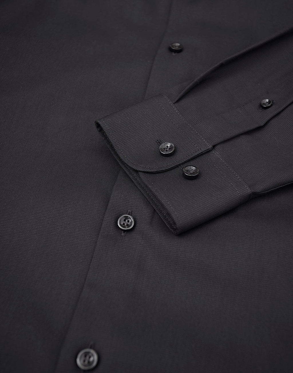Camicia a maniche lunghe Ethan Nera