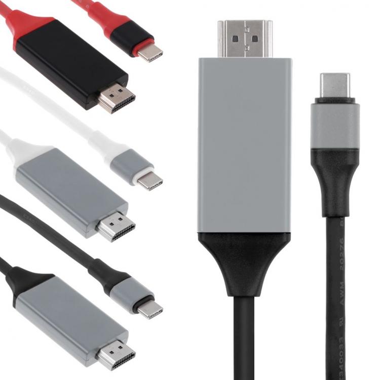 CAVO USB-C  HDMI HDTV ADATTATORE PER COLLEGARE GALAXY S8 NOTE 8 - MACBOOK al TV