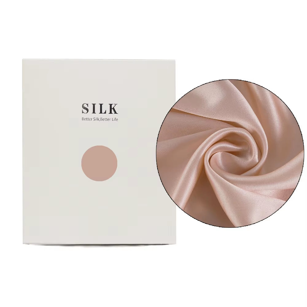 100% Natural Mulberry Silk Pillowcase with Hidden Zipper Double Sided Pure Silk Pillow Case Touch Soft &Cool Suitable for Summer