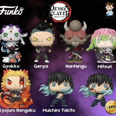 Funko Pop ! Animation - Demon Slayer (1852) Mitsuri Kanroji (Attack) Figure 9 cm