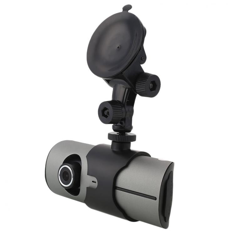 Dvr Gps Doppia Telecamera Auto Registratore Videocamera Strada Incidente Monitor