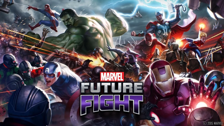 Pyramid - Marvel Frame 3D Future Fight (Heroes Assault Avengers) Quadro Poster