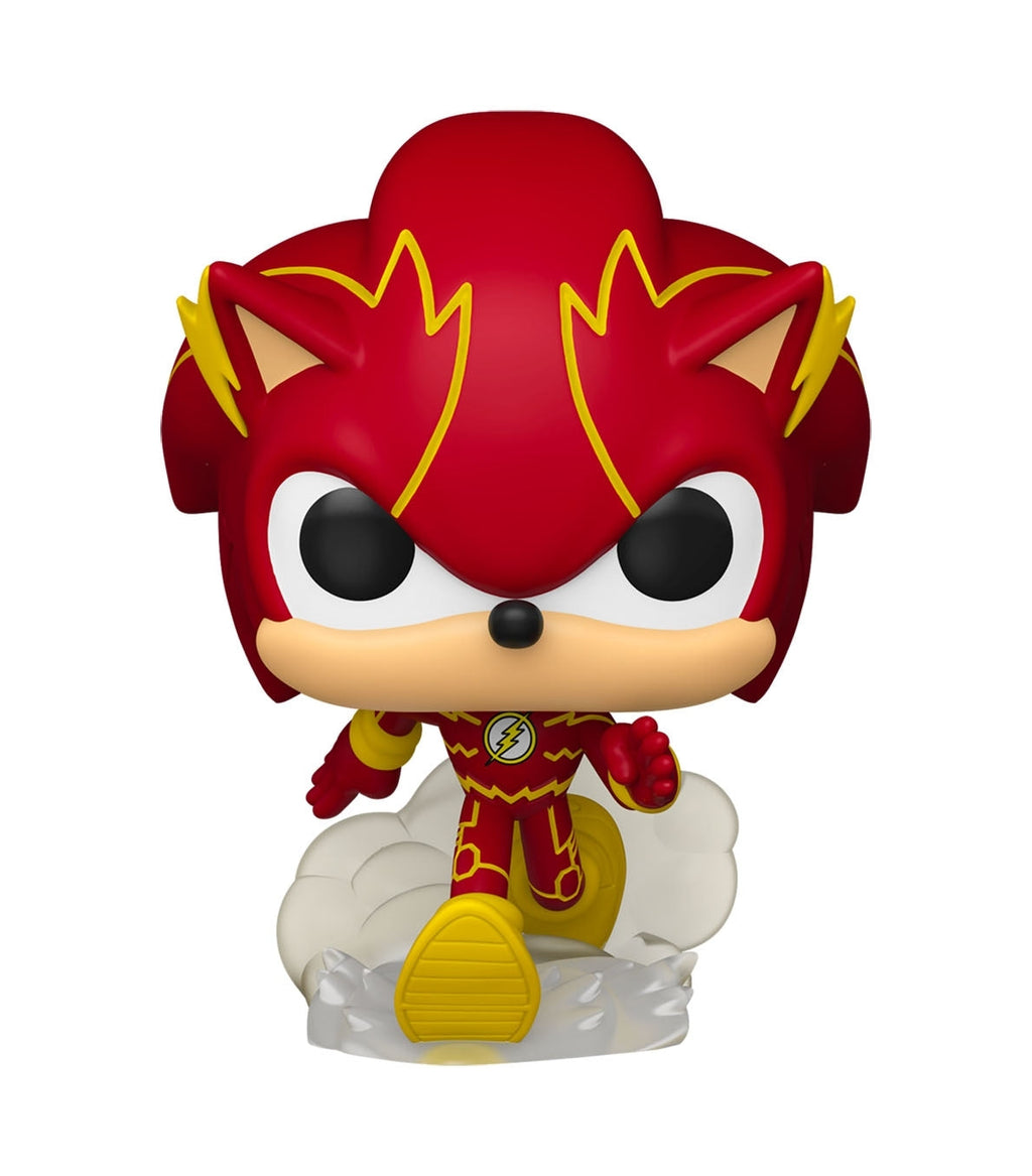 Funko Pop ! Heroes DC X Sonic the Hedgehog - (593) Sonic As Flash Figure 9cm
