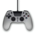 Gioteck Vx4 Premium Wired Controller Ps4/Pc Joystick Cablato Gamepad Titanium