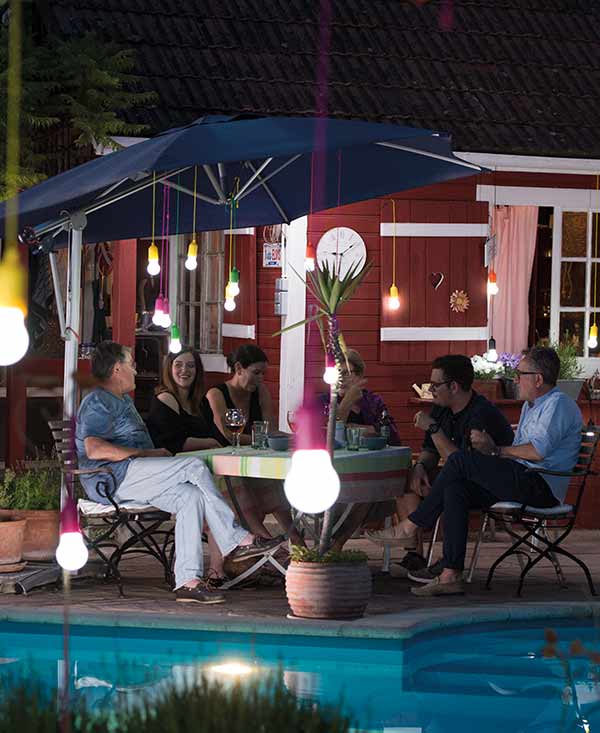 Lampadina Click A Corda Luce Bianca Led Da Campeggio Armadio Casa Natale Catena