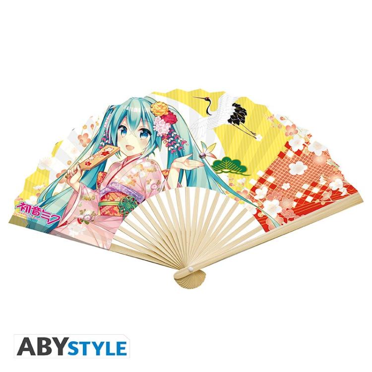 Abysyle - Ventaglio di (Hatsune Miku) Fan Hatsune Miku E Kimono Twins Rin e Len