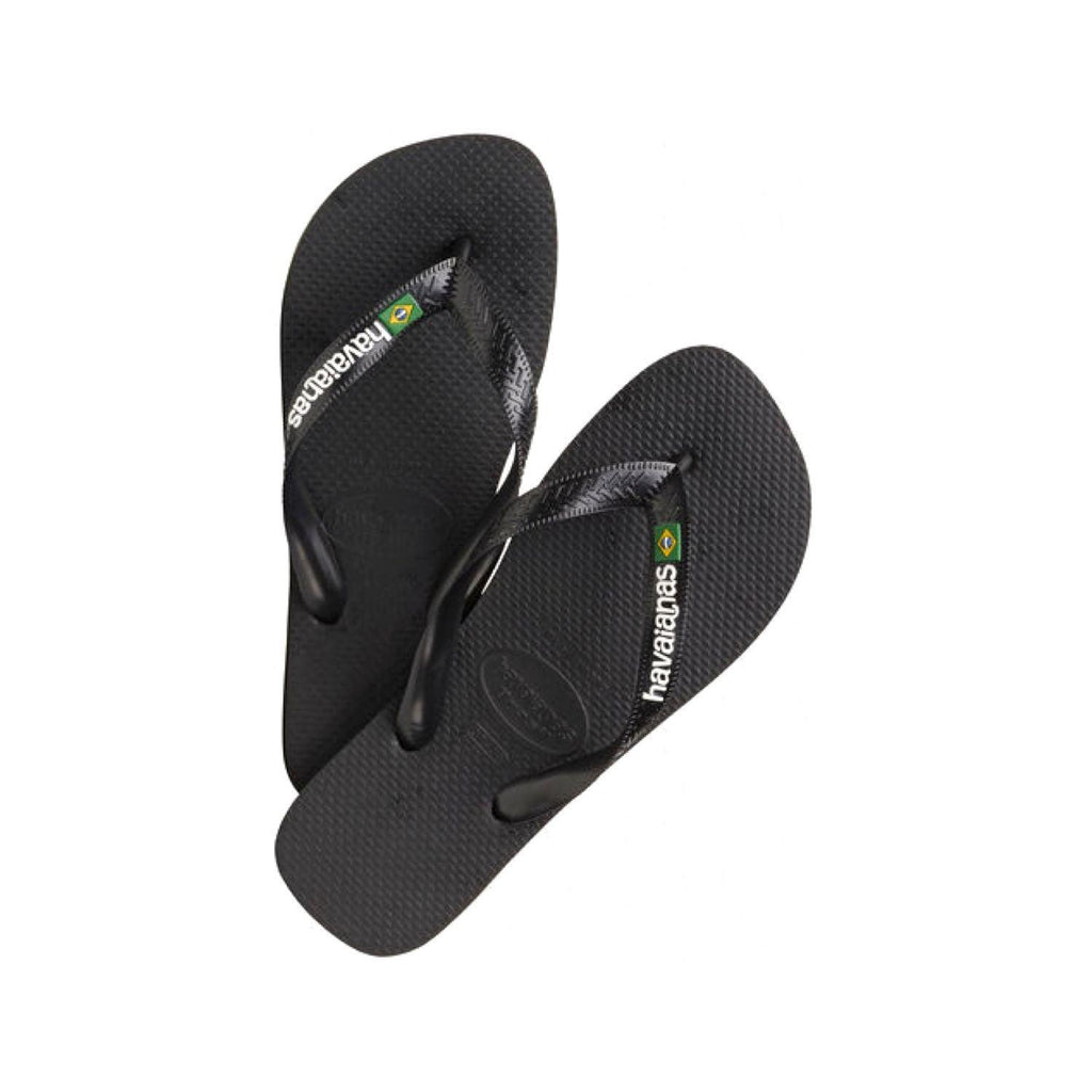 Infradito Brasil Logo Black/Black