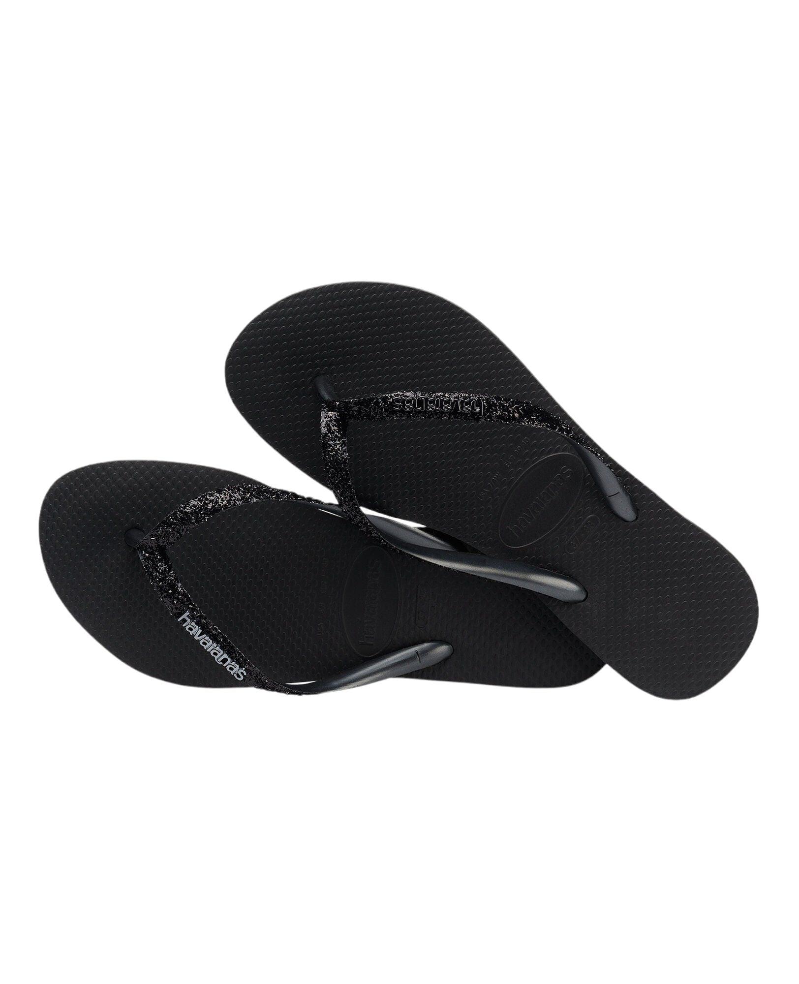 Infradito Slim Glitter II Donna Black/Dark Grey