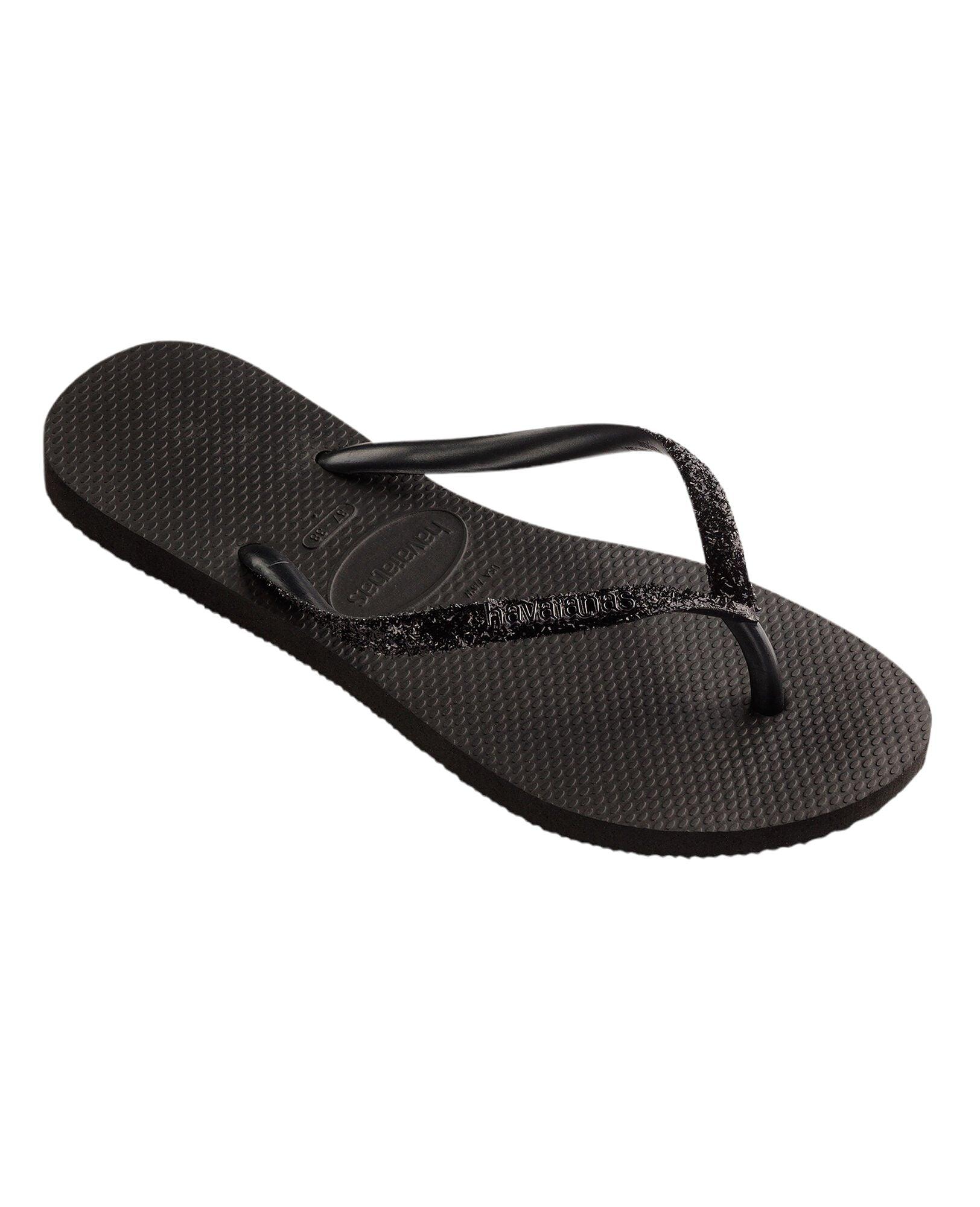 Infradito Slim Glitter II Donna Black/Dark Grey