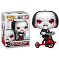 Funko Pop ! Movies Saw L'Enigmista - (1824) Billy The Puppet On Tricycle 9cm
