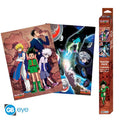 ABYSTYLE (HUNTER X HUNTER) SET 2 CHIBI POSTER: "GRUPPO" (52X38) ANIME "GB EYE"