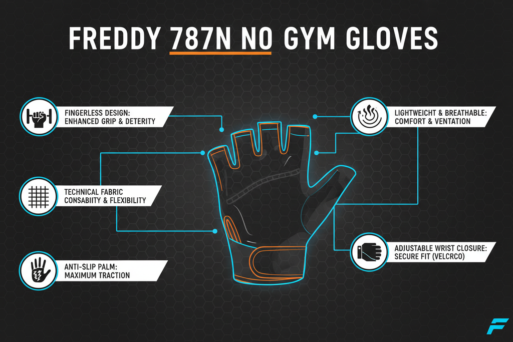 Freddy Guanto da palestra 787N N0 nero