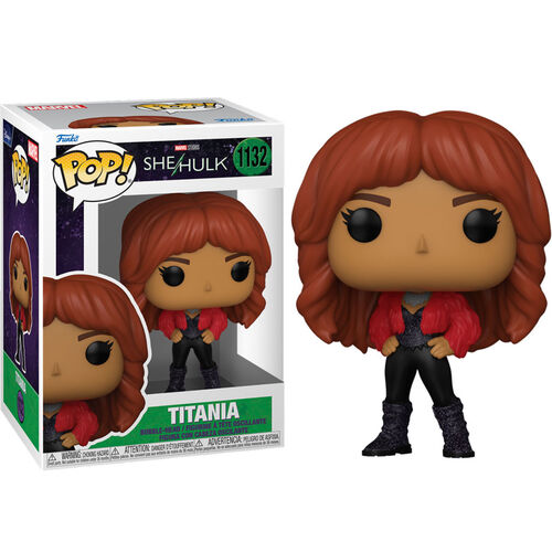 Funko Pop ! Marvel Disney+ She Hulk - Titania (1132) Girl Film Vinyl Figure 9Cm