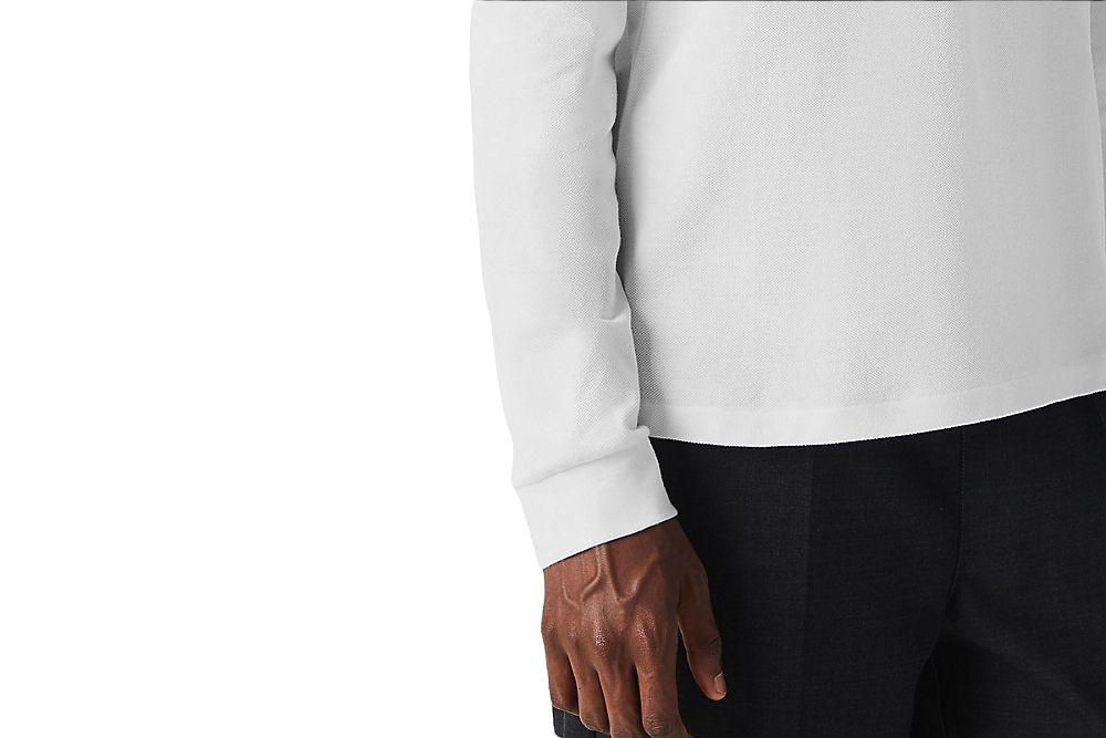 Polo Classic Fit Long sleeve Uomo White