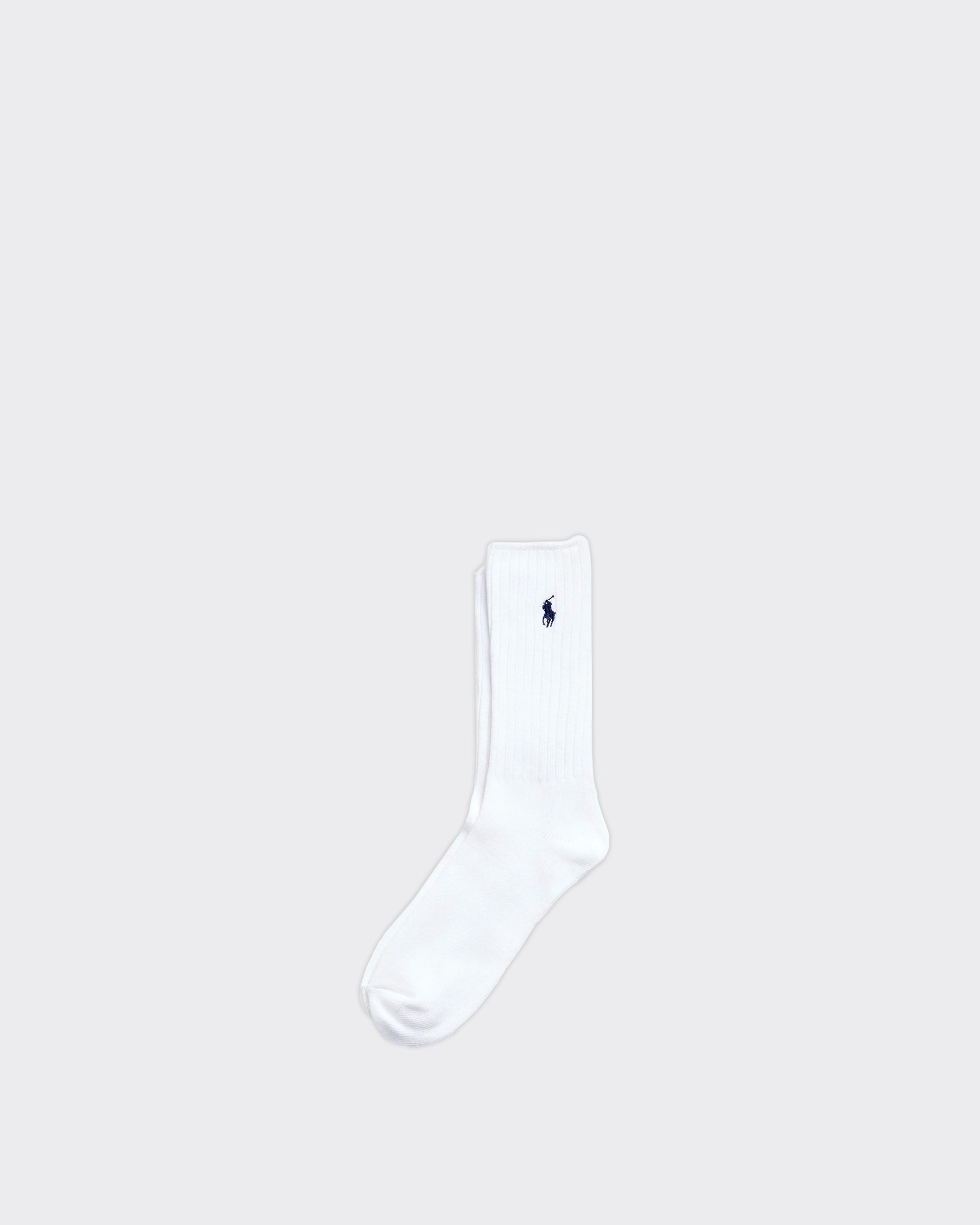 Calze Logo Single Bianche