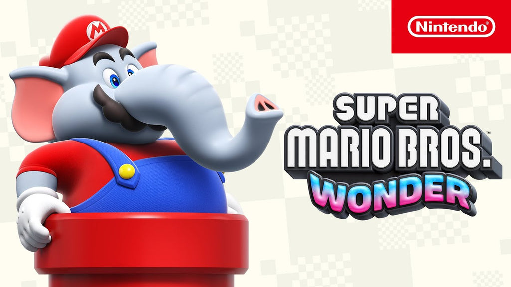Super Mario Bros. Wonder Peluche Figure Mario Elefant 27cm Nintendo Switch
