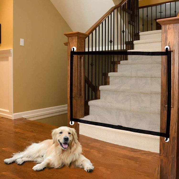Divisorio Per Cani Animali E Bambini In Rete Recinto Cancello Barriera 110X72 Cm