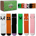 Paladone Minecraft Calzini (6X Odd Socks) 3Paia 36-41 Unisex Gift Box Confezione