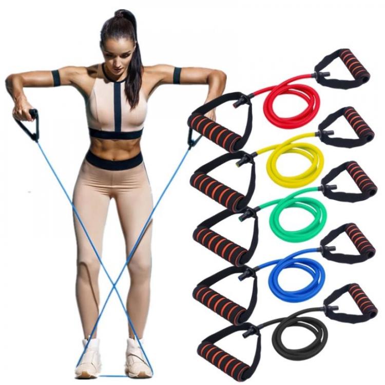 BANDA DI RESISTENZA FASCIA ELASTICA ESTENSORE CORDA FITNESS PILATES YOGA | 30KG