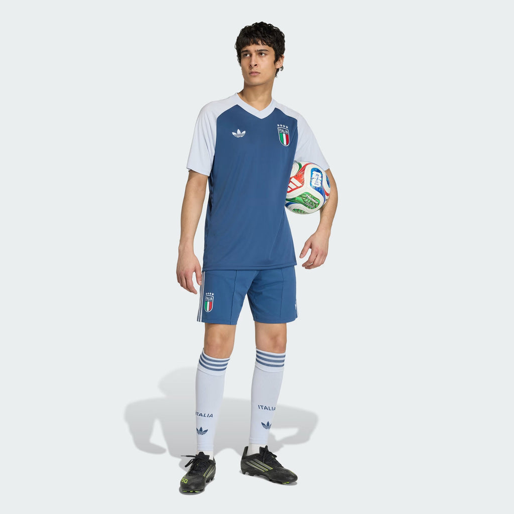Adidas Maglia Pre-Partita Away Italia 26 JY5634 - Uomo Blu Climacool