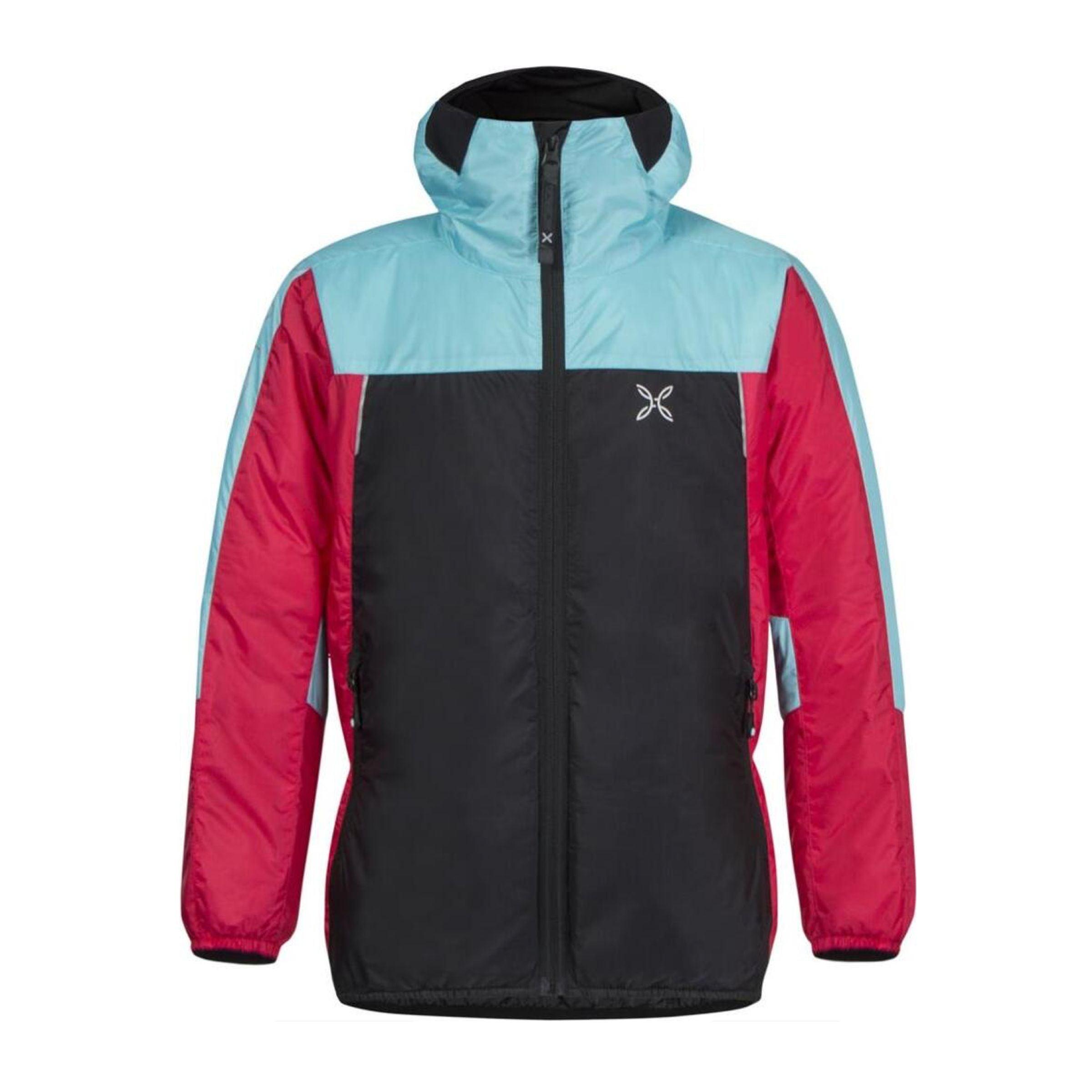 Giacca Skisky 2.0 Bambina Nero/Blu Ice/Rosa Sugar