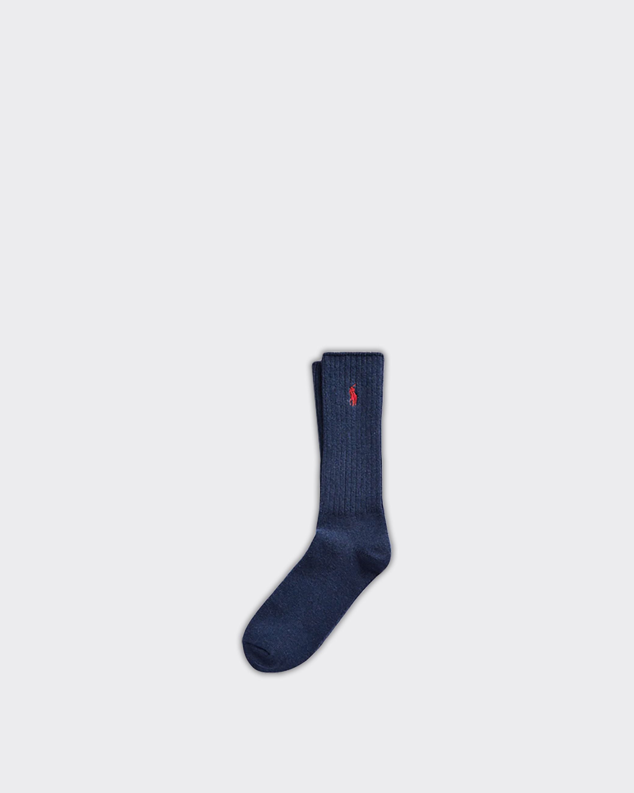 Calze Logo Single Blu