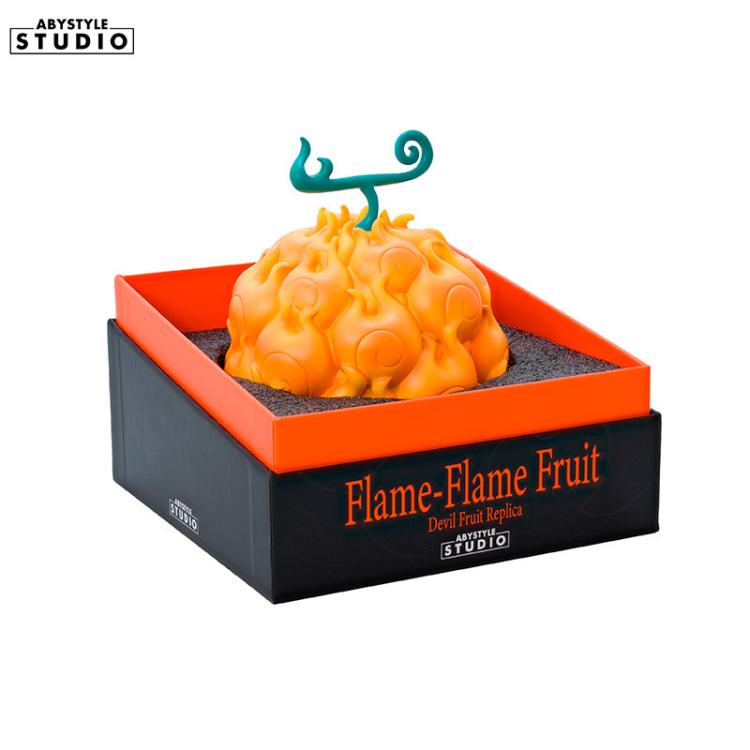 Abystyle One Piece - Flame-Flame Fruit Sfc Replica Resina 13cm Frutto Mera Mera