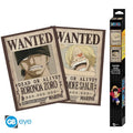 Abystyle (One Piece) Set 2 Chibi Poster: "Wanted Zoro & Sanji" (52x38) "Gb Eye"