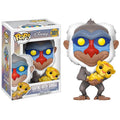 Funko Pop ! Disney  Il Re Leone - (301) Rafiki W / Simba Figure Lion King Vinyl