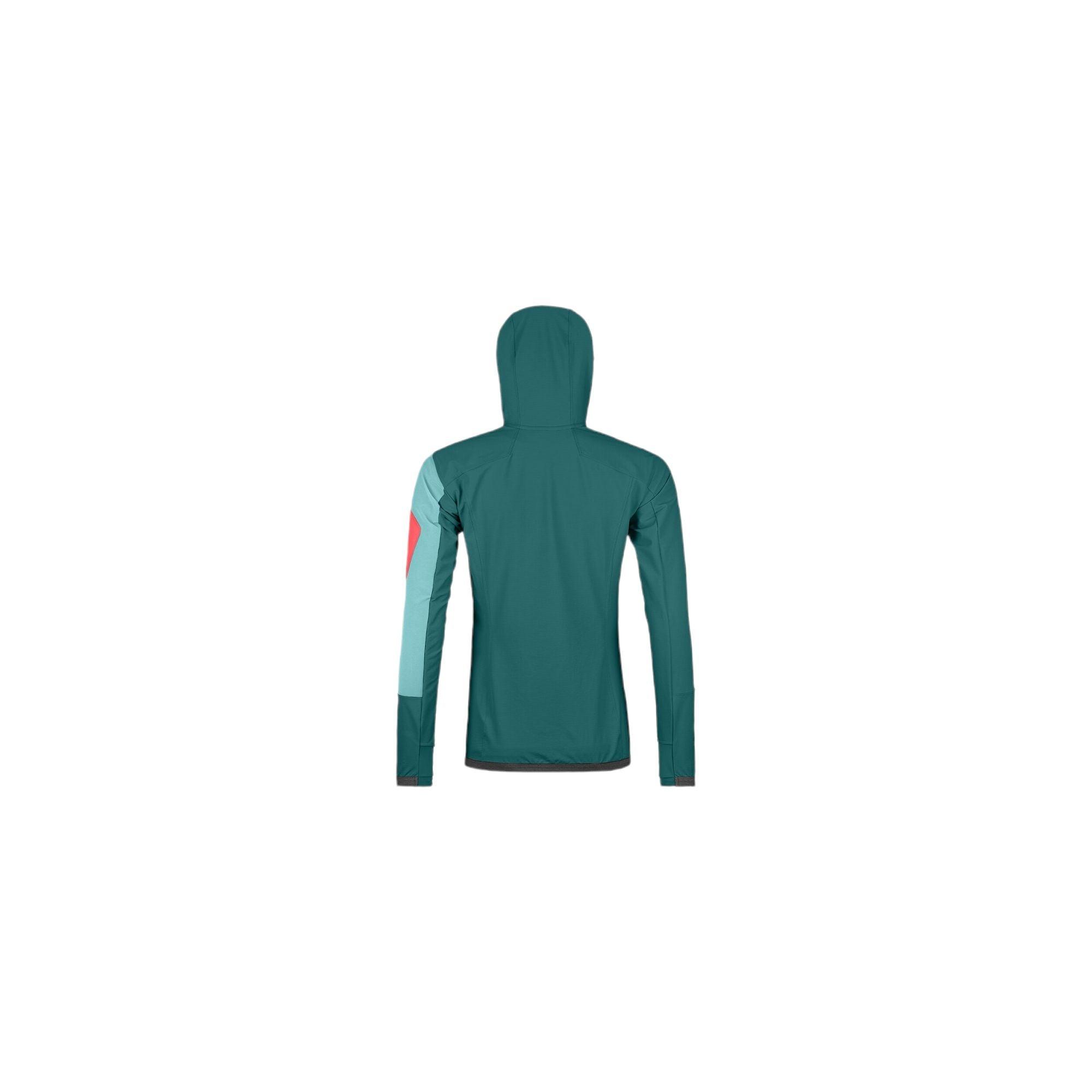 Giacca Berrino Hoodie Donna Pacific Green