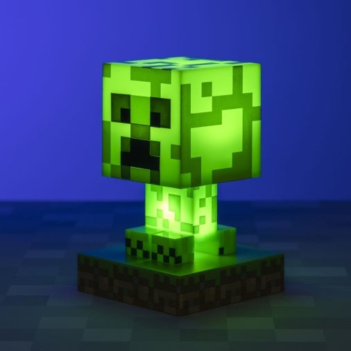 Paladone Lampada Led Da Tavolo 3D Minecraft 003 (Creeper Light) Luce Notturna