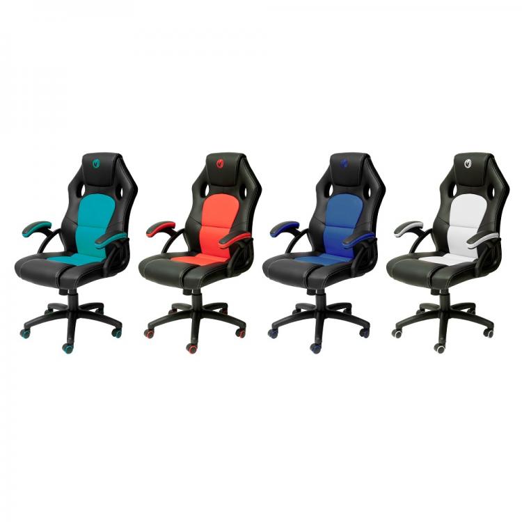 Nacon Sedia Gaming Pcch-310 Turchese Poltrona Ufficio Regolabile Ps4 Ps5 Xbox Pc