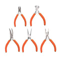 Set 5 Pinze Di Precisione Tronchesina Molle Pinzette Per Meccanica Elettronica