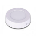 Plafoniera Esterno A Led Faretto Faro Pannello Tondo Rotondo 6W-Luce Calda 3000K
