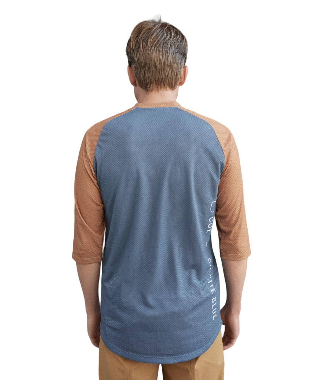 T-shirt MTB Pure 3/4 Uomo Calcite Blue/Aragonite Brown