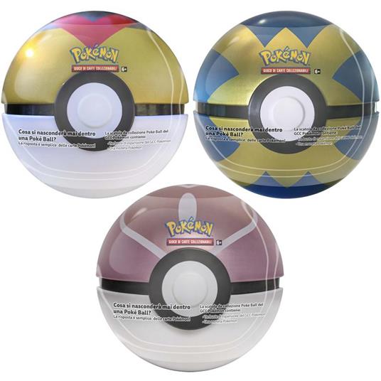 Pokemon Poké Ball Tin Spring 22 Tgc Velox Pokeball Gcc Gioco Carte Ita 1 Random