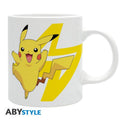 ABYSTYLE TAZZA POKEMON: "LOGO & PIKACHU" IN CERAMICA BICCHIERE CON MANICO 320 ML