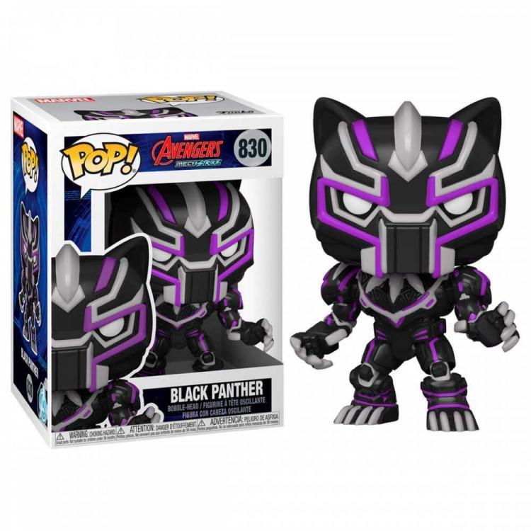 Funko Pop ! Marvel Avengers Mech Strike - (830) Black Panther Vinyl Figure 9Cm