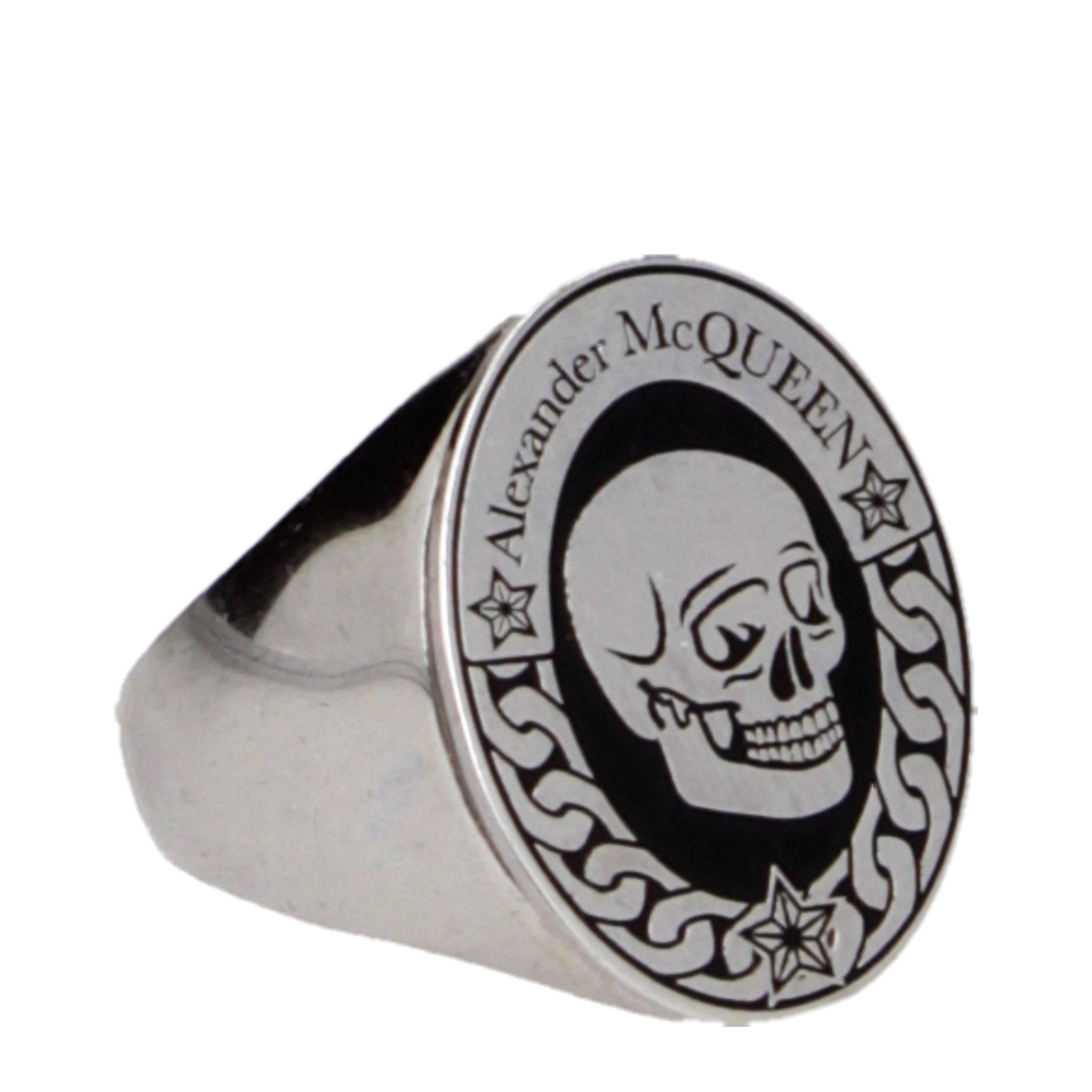 Alexander McQueen – Anello Skull Sigillo Uomo