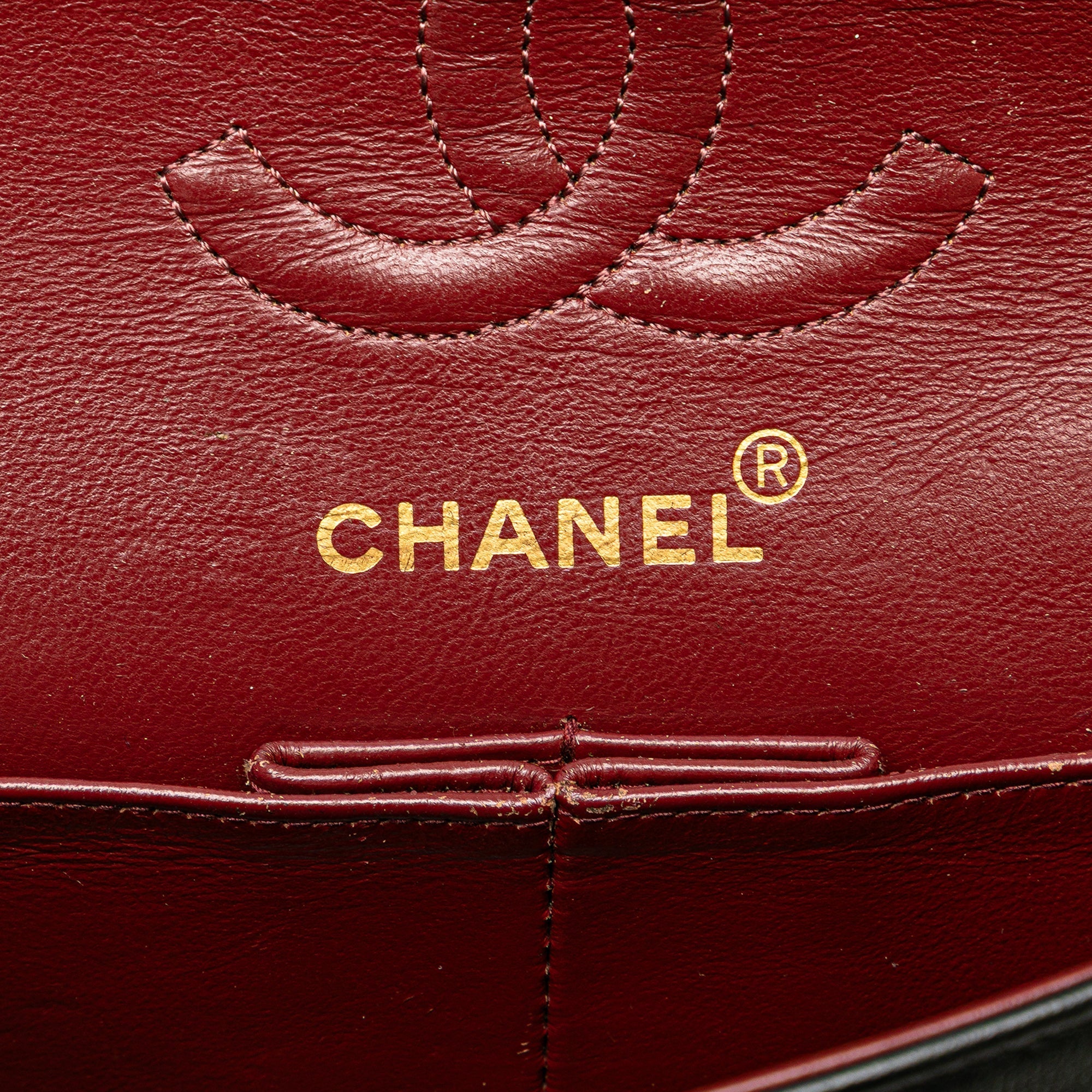 Chanel Classic Double Flap Small – Pelle di agnello nera – Serie 1 (1989–1991)