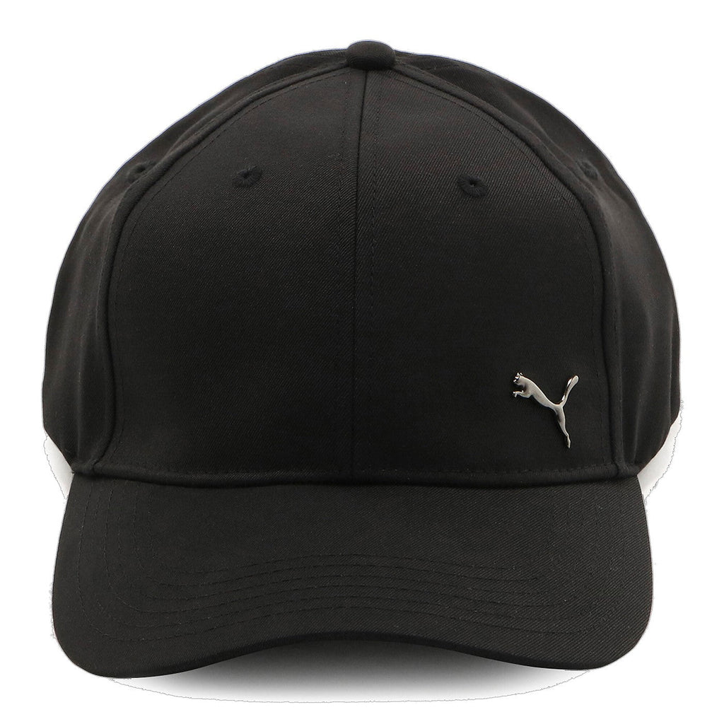 Puma berrretto con visiera e logo metallico Metal Cat 021269-01 nero