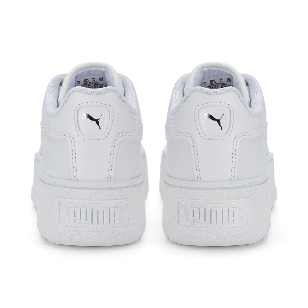 Puma scarpa sneakers da ragazza con zeppa Karmen 387374 01 bianco