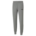 Puma pantalone sportivo da uomo in cotone jersey 586746 03 grigio chiaro
