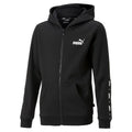 Puma Felpa con cappuccio e cerniera intera ESS Tape Full-Zip Hoodie FL B 670090 01 black