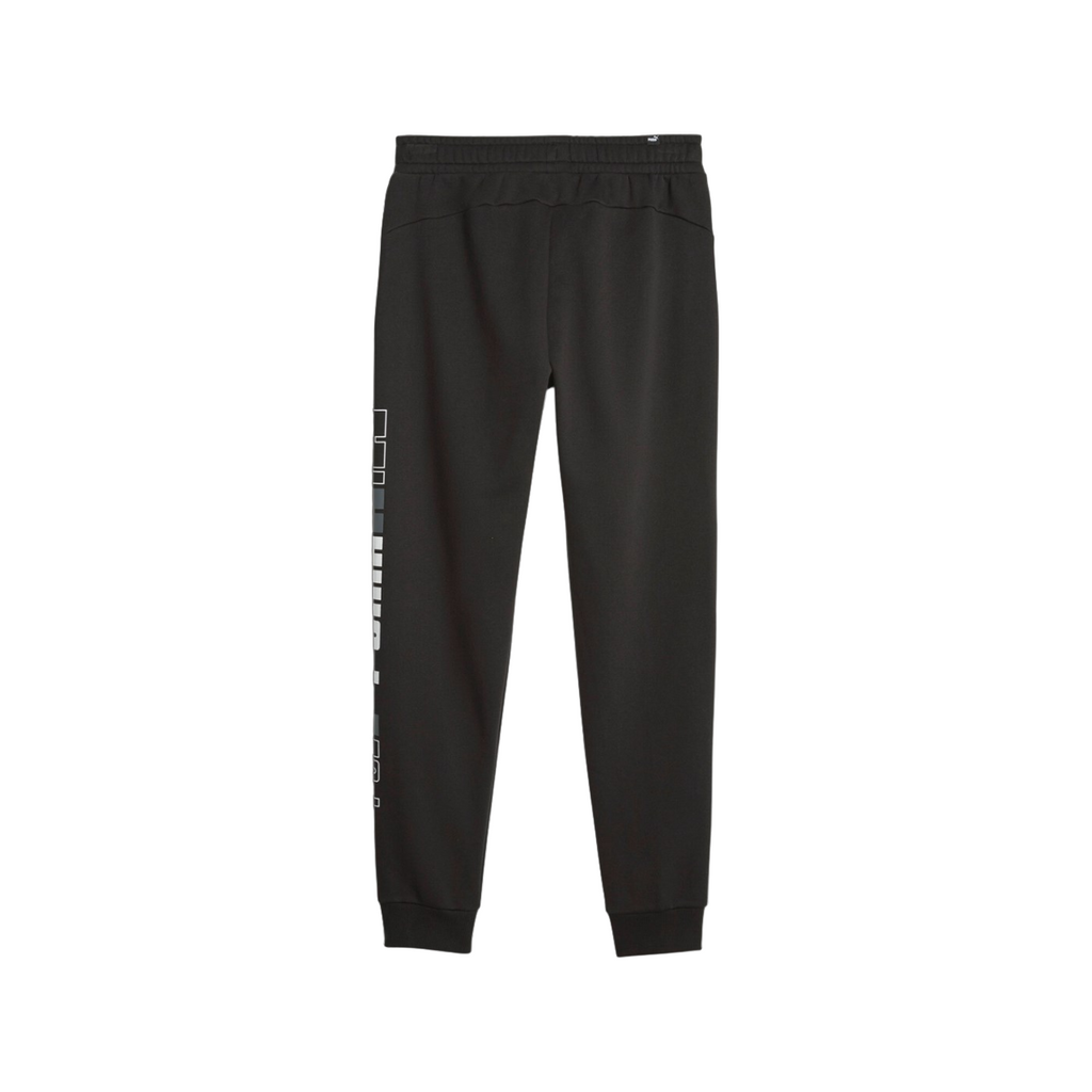 Puma pantalone sportivo in cotone felpato da uomo Logo Lab 675920-01 nero