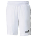 Puma pantaloncino sportivo da uomo ESS+ Tape Shorts 9" TR 847387-02 white