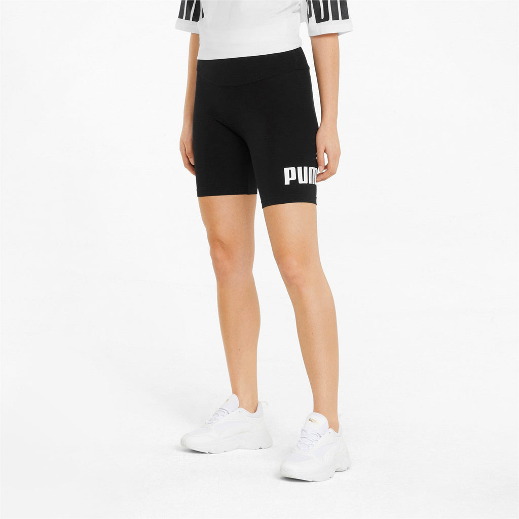 Puma Pantaloncino sportivo aderente da donna ESS 7" Logo 848347 01 nero