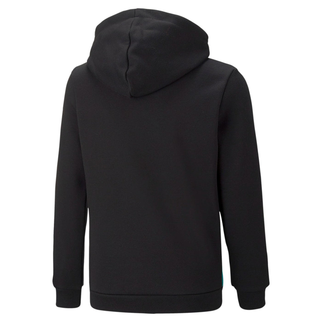 Puma Felpa con cappuccio e tasca a marsupio ESS Block Hoodie FL B 849081 27 aqua
