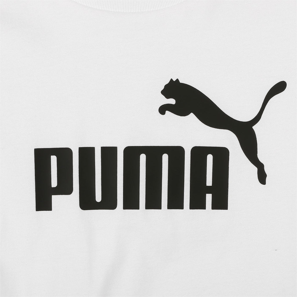 Puma T-shirt da ragazza con nodo e stampa 847470-02 white