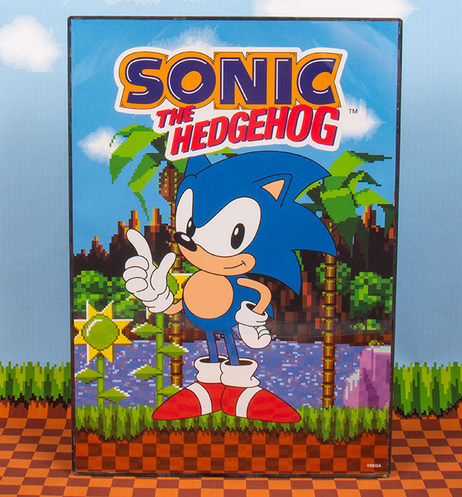 Fizz Lampada Poster Sonic The Hedgehog Led Light Lampada Notturna Da Collezione